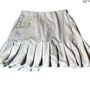 Lady Hagen White Pleated Tennis Skirt
